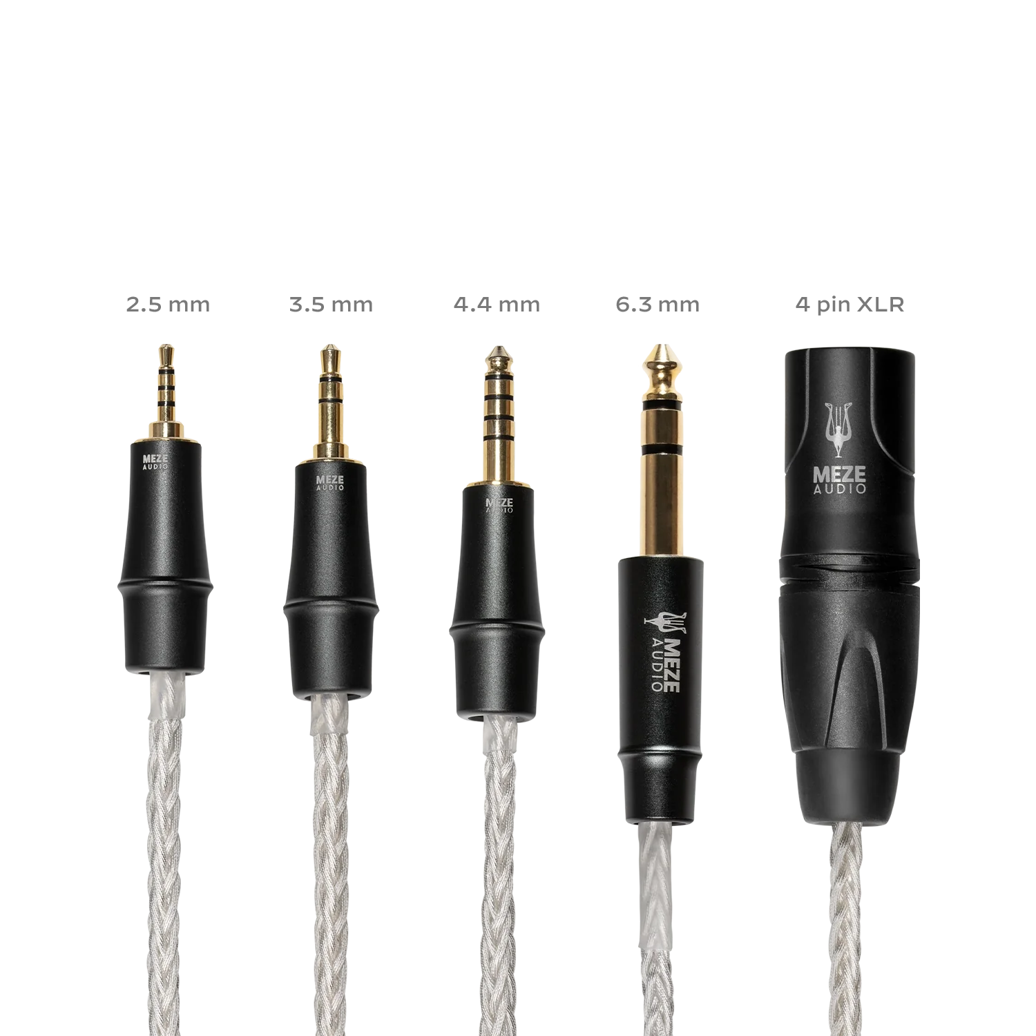 Meze Audio Mini XLR Silver PCUHD all sizes